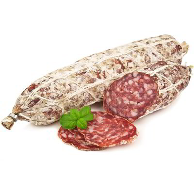 Salsiccia dolce bianca affettata